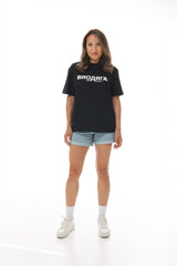 Damen T-Shirt Oversize schwarz