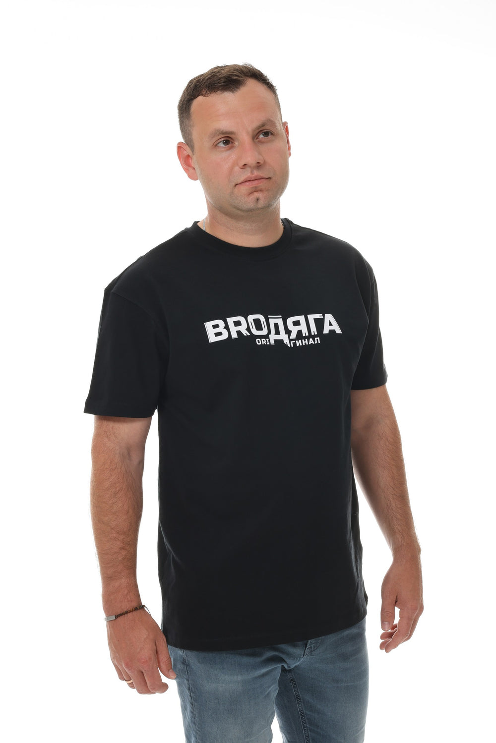 Herren T-Shirt Heavy Oversize schwarz