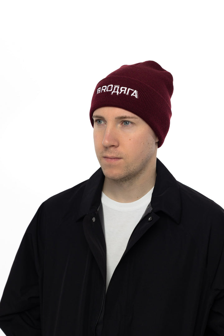 Mütze Burgundy Damen und Herren