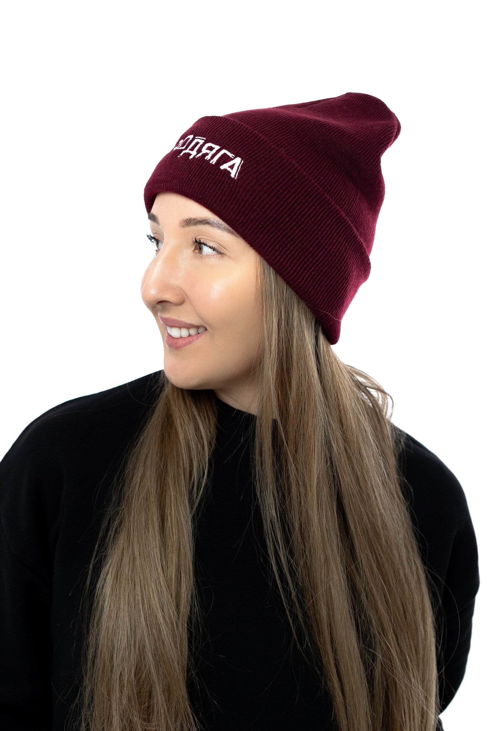 Mütze Burgundy Damen und Herren