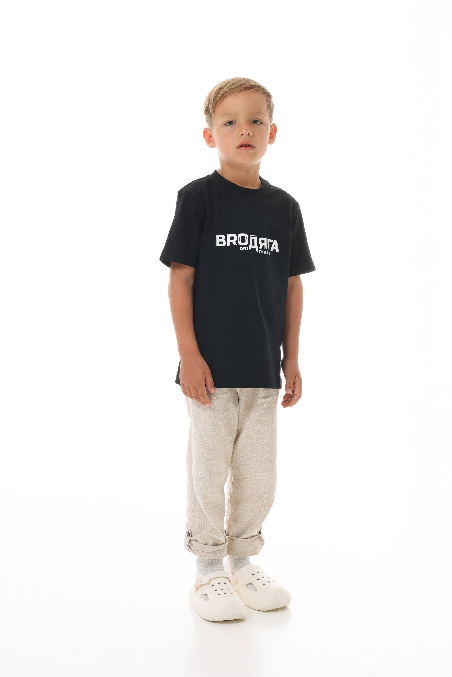 Kids T-Shirt schwarz