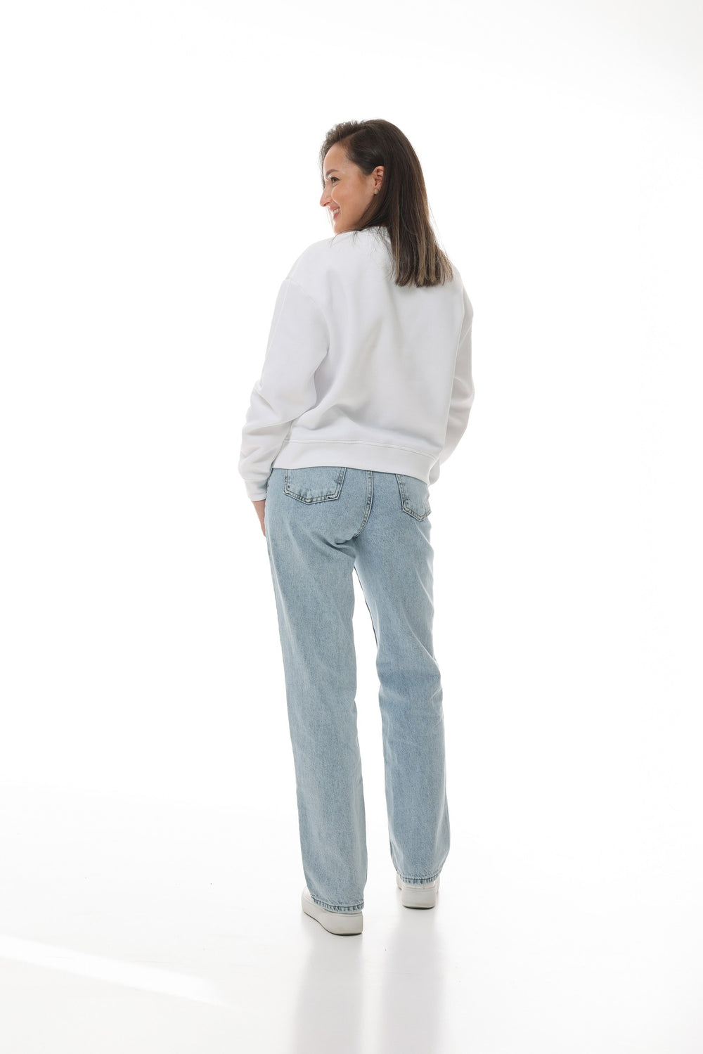 Damen Sweatshirt weiß