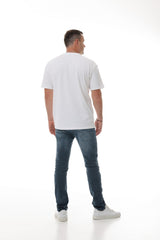 Herren T-Shirt Heavy Oversize weiß