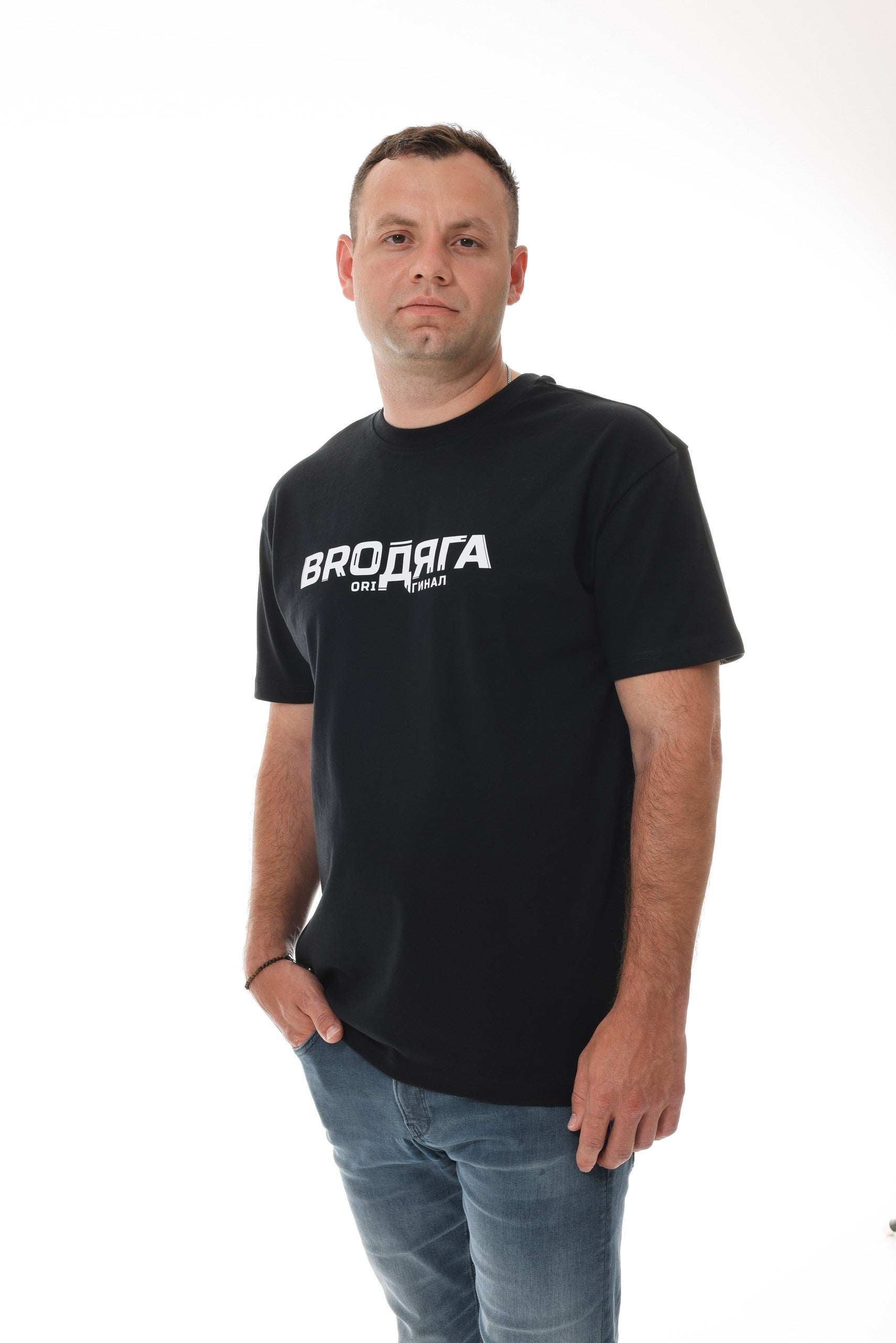 Herren T-Shirt Heavy Oversize schwarz