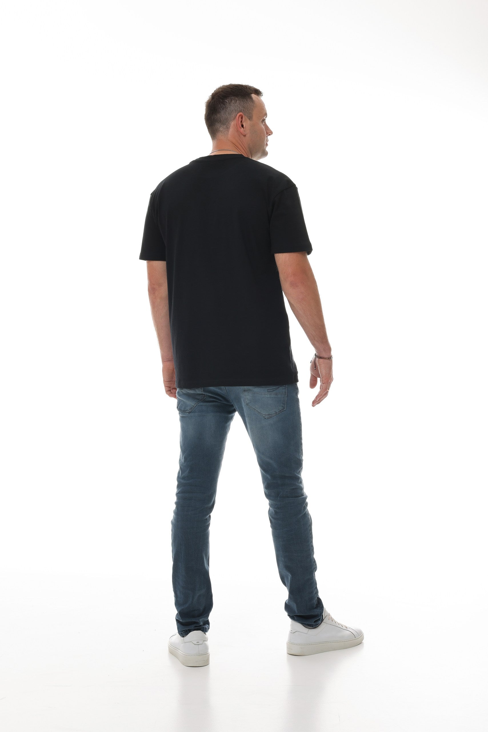 Herren T-Shirt Heavy Oversize schwarz