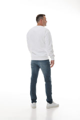 Herren Sweatshirt weiß